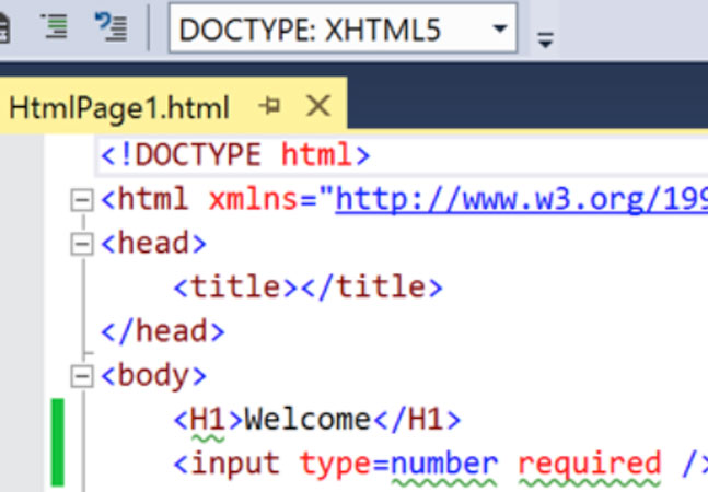 Visual studio html wysiwyg