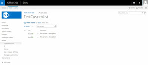 SharePoint List Results