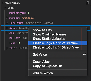 Customized Variables