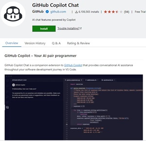 GitHub Copilot Chat for VS Code