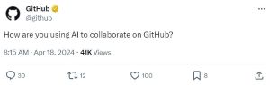 How are you using AI to collaborate on GitHub?