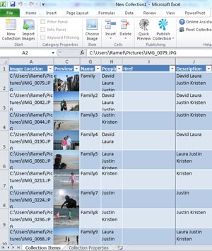 Entering data into Excel Pivot tool -- in the cloud.