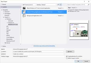 Updated Windows IoT Templates Now Available for Visual Studio 15