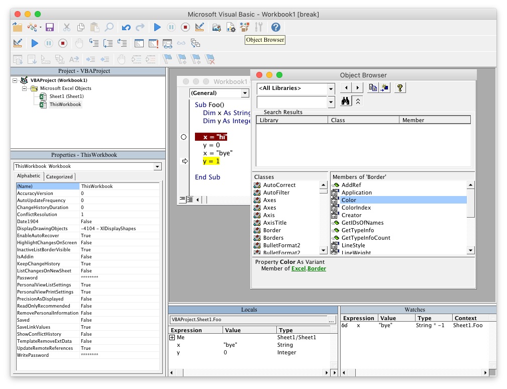 visual basic 2012 for mac