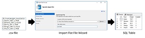 The Import Flat File Wizard