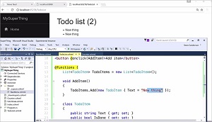 C# Code for the Web