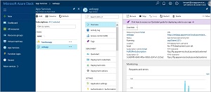 App Services on Microsoft Azure Stack