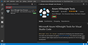 HDInsight Tools for Visual Studio Code
