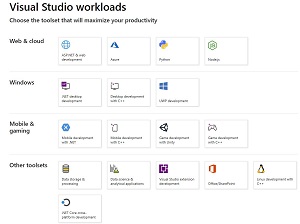 Visual Studio Workloads