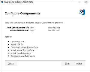 Visual Studio Code Java Pack Installer