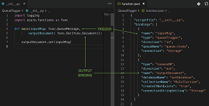 Triggers and Bindings with Python in Azure Functions