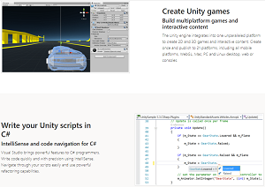 Visual Studio Unity Site