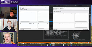 Comparing Identical .NET Framework and .NET 5 VB.NET Apps (the app on right should be labeled 
