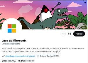 Java at Microsoft on Twitter