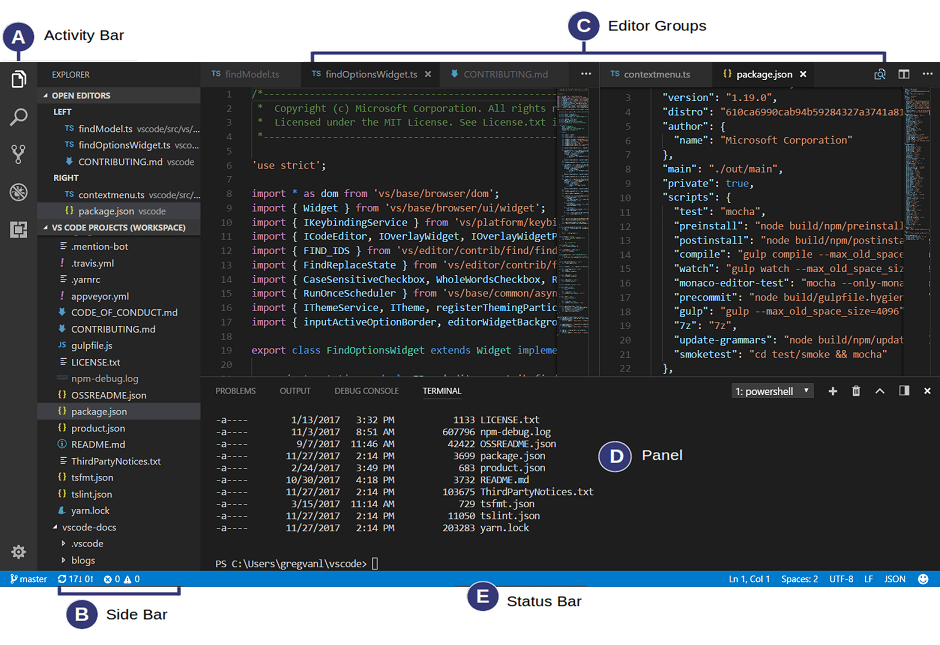 VS Code 'Workbench' Editing Improvements Highlight September 2021 Update -- Visual  Studio Magazine