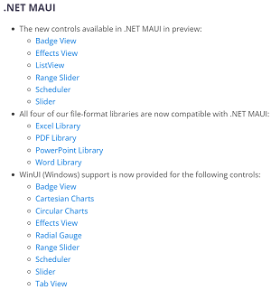 .NET MAUI Updates