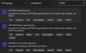 .NET MAUI Preview Options