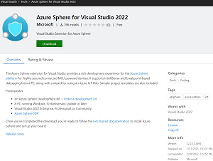 VS 2022 Extension for Azure Sphere