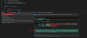 The New Code Fixer in Action in Visual Studio