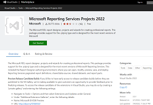 Microsoft Reporting Services Projects 2022