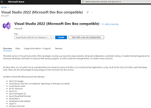 Visual Studio 2022 VM Image (Microsoft Dev Box Compatible)