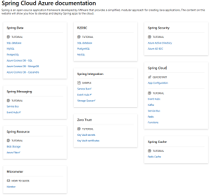 Spring Cloud Azure Documentation