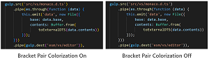 Bracket Pair Colorization (VS Code Example)