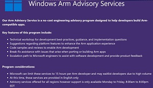 Arm Advisory Service