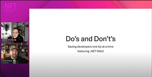 .NET MAUI Do's and Don'ts