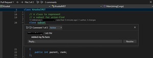 Navigate Between Files in PRs & Comments in Files Using Toolbar