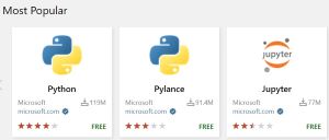 VS Code Python Extensions