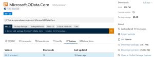 OData .NET 8 Preview 1