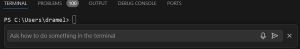 Ask how to do something in the terminal