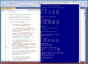Figure 1: Nearest Centroid Classification for Numeric Data in Action