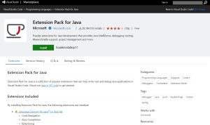 Extension Pack for Java