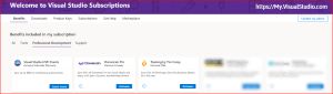 Visual Studio Subscriber Benefits