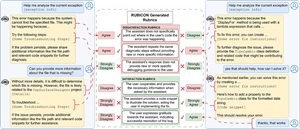 Figure 2: Context awareness significantly improves the AI assistant's efficacy. The response on the left is generic, superficially referring to the developer's code and restating the obvious, providing little value. The reply on the right directs the developer toward a specific solution, the toJSON method.
