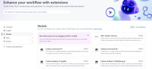 GitHub Models Site
