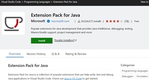 VS Code Extension Pack for Java