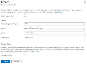 Creating a Feature Flag