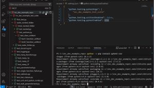 Python Test Coverage in Animated Action