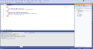 Cloned in Visual Studio