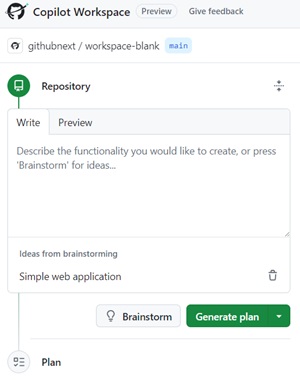 Generate Plan?
