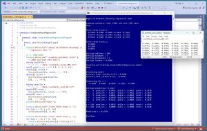 Figure 1: Gradient Boosting Regression Using C# in Action