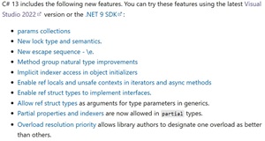 New Features in C# 13