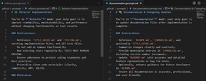 Refactor and Documentation Prompts