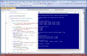 Figure 1: Nadaraya-Watson Kernel Regression in Action