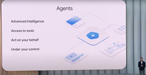 CEO Sundar Pichai Talks Agentic AI During Opening Keynote