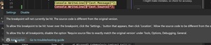 Breakpoint Troubleshooting
