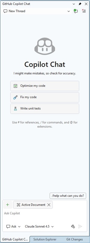 IDE Copilot Side Pane